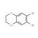 6,7-Dibromobenzo(1,4)dioxan (CAS 25812-80-0) - chemical structure image