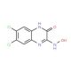 6,7-Dichloro-1,4-dihydro-2,3-quinoxalinedione2-oxime - chemical structure image