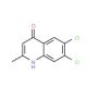 6,7-Dichloro-2-methyl-4-quinolinol (CAS 948294-27-7) - chemical structure image