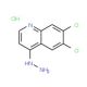 6,7-Dichloro-4-hydrazinoquinoline hydrochloride (CAS 1171843-02-9) - chemical structure image