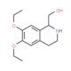 (6,7-Diethoxy-1,2,3,4-tetrahydro-isoquinolin-1-yl)-methanol (CAS 955287-46-4) - chemical structure image