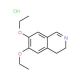 6,7-Diethoxy-3,4-dihydroisoquinoline hydrochloride (CAS 59895-00-0) - chemical structure image