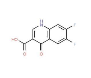 6,7-Difluoro-4-oxo-1,4-dihydro-quinoline-3-carboxylic acid - chemical structure image