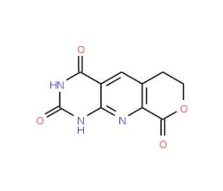 6,7-dihydro-1H-pyrano[4&prime;,3&prime;:5,6]pyrido[2,3-d]pyrimidine-2,4,9(3H)-trione - chemical structure image