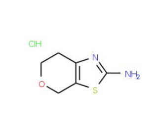 6,7-Dihydro-4H-pyrano[4,3-d]thiazol-2-ylamine hydrochloride (CAS 623931-31-7) - chemical structure image