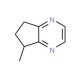 6,7-Dihydro-5-methylcyclopentapyrazine (CAS 23747-48-0) - chemical structure image