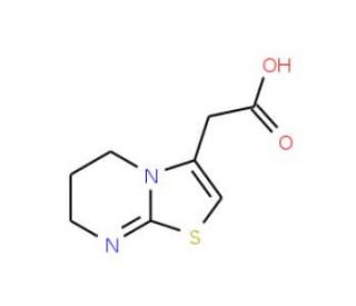 6,7-Dihydro-5H-[1,3]thiazolo[3,2-a]pyrimidin-3-ylacetic acid - chemical structure image