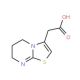 6,7-Dihydro-5H-[1,3]thiazolo[3,2-a]pyrimidin-3-ylacetic acid - chemical structure image