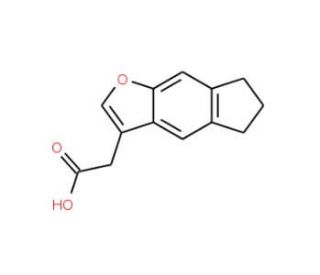 (6,7-Dihydro-5H-1-oxa-s-indacen-3-yl)-acetic acid - chemical structure image