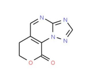 6,7-dihydro-9H-pyrano[4,3-e][1,2,4]triazolo[1,5-a]pyrimidin-9-one - chemical structure image