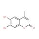 6,7-Dihydroxy-4-methylcoumarin (CAS 529-84-0) - chemical structure image