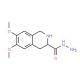 6,7-Dimethoxy-1,2,3,4-tetrahydroisoquinoline-3-carbohydrazide - chemical structure image