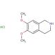 6,7-Dimethoxy-1,2,3,4-tetrahydroisoquinoline hydrochloride (CAS 2328-12-3) - chemical structure image