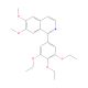 6,7-Dimethoxy-1-(3,4,5-triethoxyphenyl)isoquinoline (CAS 549-68-8) - chemical structure image