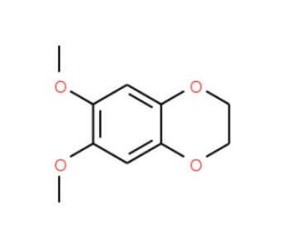6,7-Dimethoxy-1,4-benzodioxan (CAS 3214-13-9) - chemical structure image
