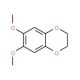 6,7-Dimethoxy-1,4-benzodioxan (CAS 3214-13-9) - chemical structure image