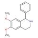 6,7-Dimethoxy-1-phenyl-1,2,3,4-tetrahydroisoquinoline (CAS 4118-36-9) - chemical structure image