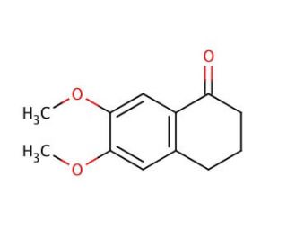 6,7-Dimethoxy-1-tetralone (CAS 13575-75-2) - chemical structure image