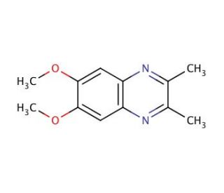 6,7-Dimethoxy-2,3-dimethyl-quinoxaline (CAS 32388-00-4) - chemical structure image