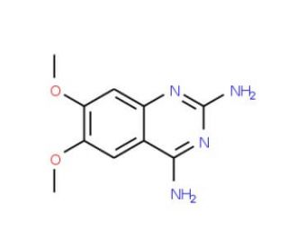 6,7-Dimethoxy-2,4-quinazolinediamine (CAS 605747-96-8) - chemical structure image