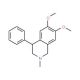 6,7-Dimethoxy-2-methyl-4-phenyl-1,2,3,4-tetrahydroisoquinoline (CAS 128942-65-4) - chemical structure image