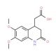 (6,7-dimethoxy-2-oxo-1,2,3,4-tetrahydroquinolin-4-yl)acetic acid - chemical structure image