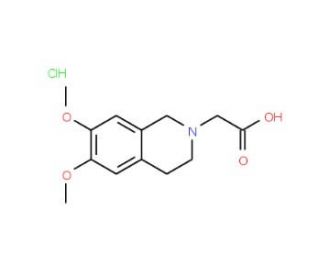 (6,7-Dimethoxy-3,4-dihydro-1H-isoquinolin-2-yl)-acetic acid hydrochloride - chemical structure image