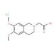 (6,7-Dimethoxy-3,4-dihydro-1H-isoquinolin-2-yl)-acetic acid hydrochloride - chemical structure image