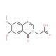 (6,7-dimethoxy-4-oxoquinazolin-3(4H)-yl)acetic acid - chemical structure image