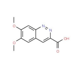 6,7-dimethoxycinnoline-3-carboxylic acid - chemical structure image