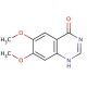 6,7-Dimethoxyquinazoline-4-one (CAS 13794-72-4) - chemical structure image