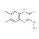 6,7-Dimethyl-1,4-dihydro-2,3-quinoxalinedione2-oxime (CAS 937601-74-6) - chemical structure image