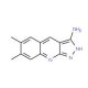 6,7-Dimethyl-1H-pyrazolo[3,4-b]quinolin-3-ylamine - chemical structure image