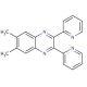 6,7-Dimethyl-2,3-di(2-pyridyl)quinoxaline (CAS 6627-38-9) - chemical structure image