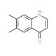 6,7-Dimethyl-4-quinolinol (CAS 185437-33-6) - chemical structure image