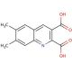 6,7-Dimethylquinoline-2,3-dicarboxylic acid (CAS 948294-45-9) - chemical structure image