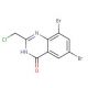 6,8-Dibromo-2-chloromethyl-3H-quinazolin-4-one - chemical structure image