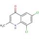 6,8-Dichloro-2-methyl-4-quinolinol (CAS 95541-31-4) - chemical structure image