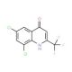6,8-Dichloro-2-(trifluoromethyl)quinolin-4-ol (CAS 18706-23-5) - chemical structure image
