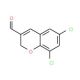 6,8-Dichloro-2H-chromene-3-carbaldehyde (CAS 126350-18-3) - chemical structure image