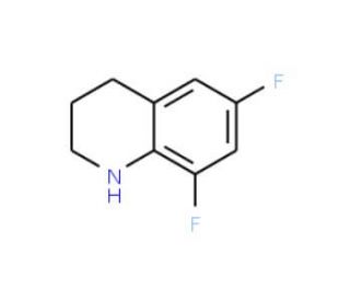 6,8-difluoro-1,2,3,4-tetrahydroquinoline - chemical structure image
