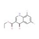 6,8-Difluoro-4-hydroxyquinoline-3-carboxylic acid ethyl ester (CAS 107555-38-4) - chemical structure image