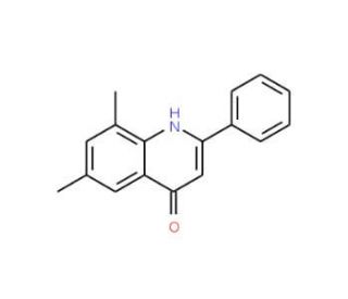 6,8-Dimethyl-2-phenyl-4-quinolinol (CAS 93315-54-9) - chemical structure image