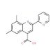 6,8-Dimethyl-2-pyridin-2-ylquinoline-4-carboxylic acid (CAS 725705-56-6) - chemical structure image
