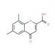6,8-Dimethyl-4-oxo-4H-chromene-2-carboxylic acid (CAS 288399-57-5) - chemical structure image