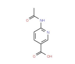 6-Acetamidonicotinic acid (CAS 21550-48-1) - chemical structure image