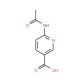 6-Acetamidonicotinic acid (CAS 21550-48-1) - chemical structure image