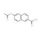 6-Acetoxy-2-naphthoic acid (CAS 17295-26-0) - chemical structure image