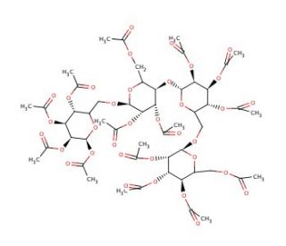 6-&alpha;-D-Glucopyranosylmaltotriose Tetradecaacetate (CAS 852311-55-8) - chemical structure image