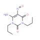 6-Amino-1,3-dipropyl-5-nitrosouracil (CAS 81250-33-1) - chemical structure image